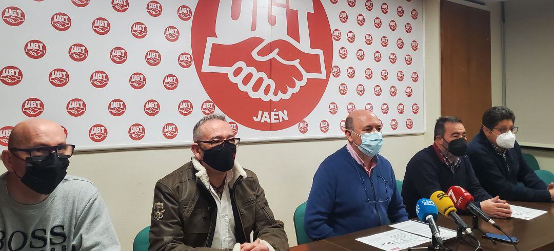 Presentación de los resultados de las elecciones sindicales en la sede de UGT Jaén.