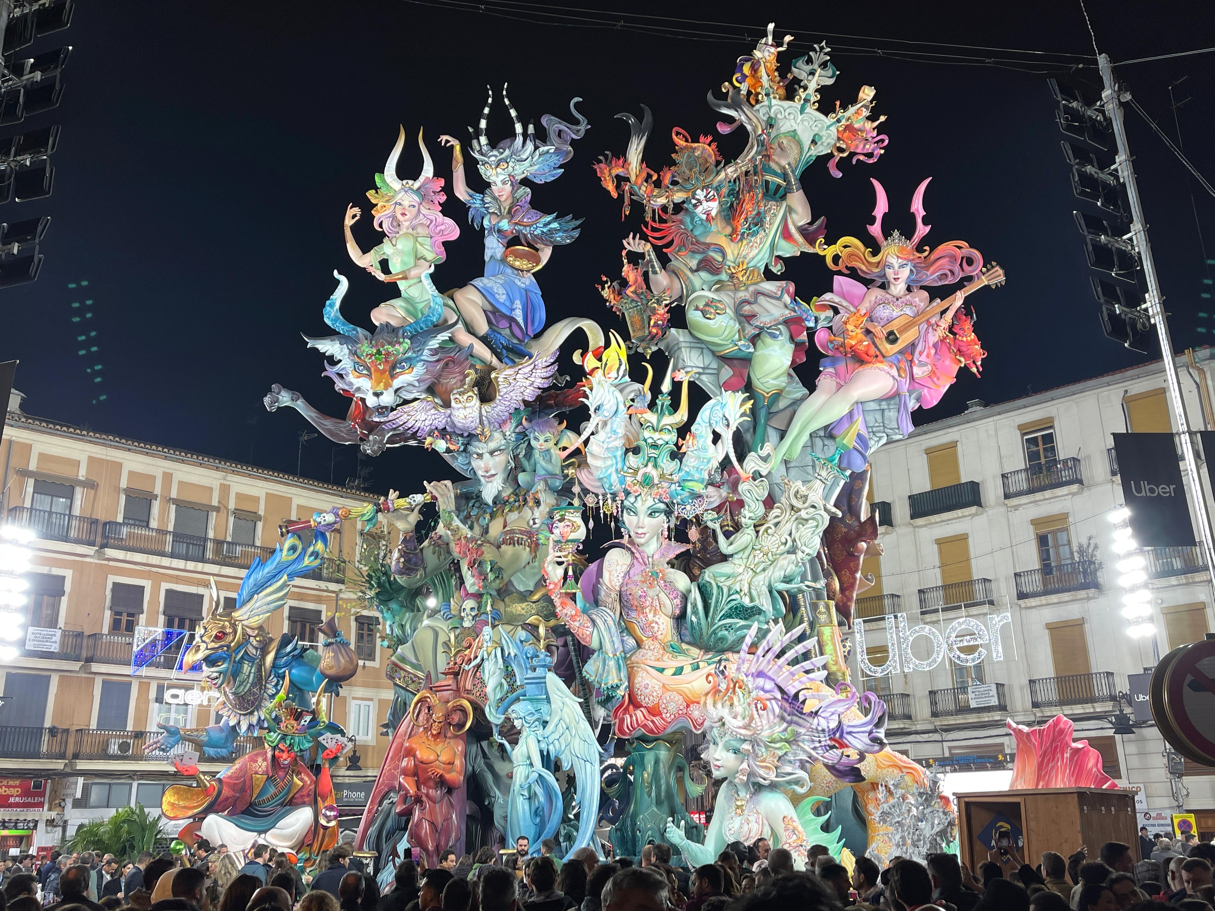 Fotografía de la falla Convento Jerusalén-Matemático Marzal de 2026