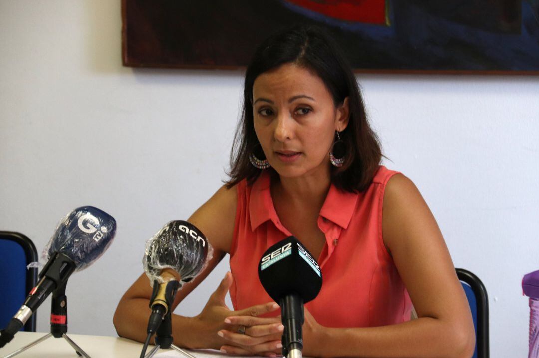 La secretària general de CCOO a les comarques gironines, Belén López