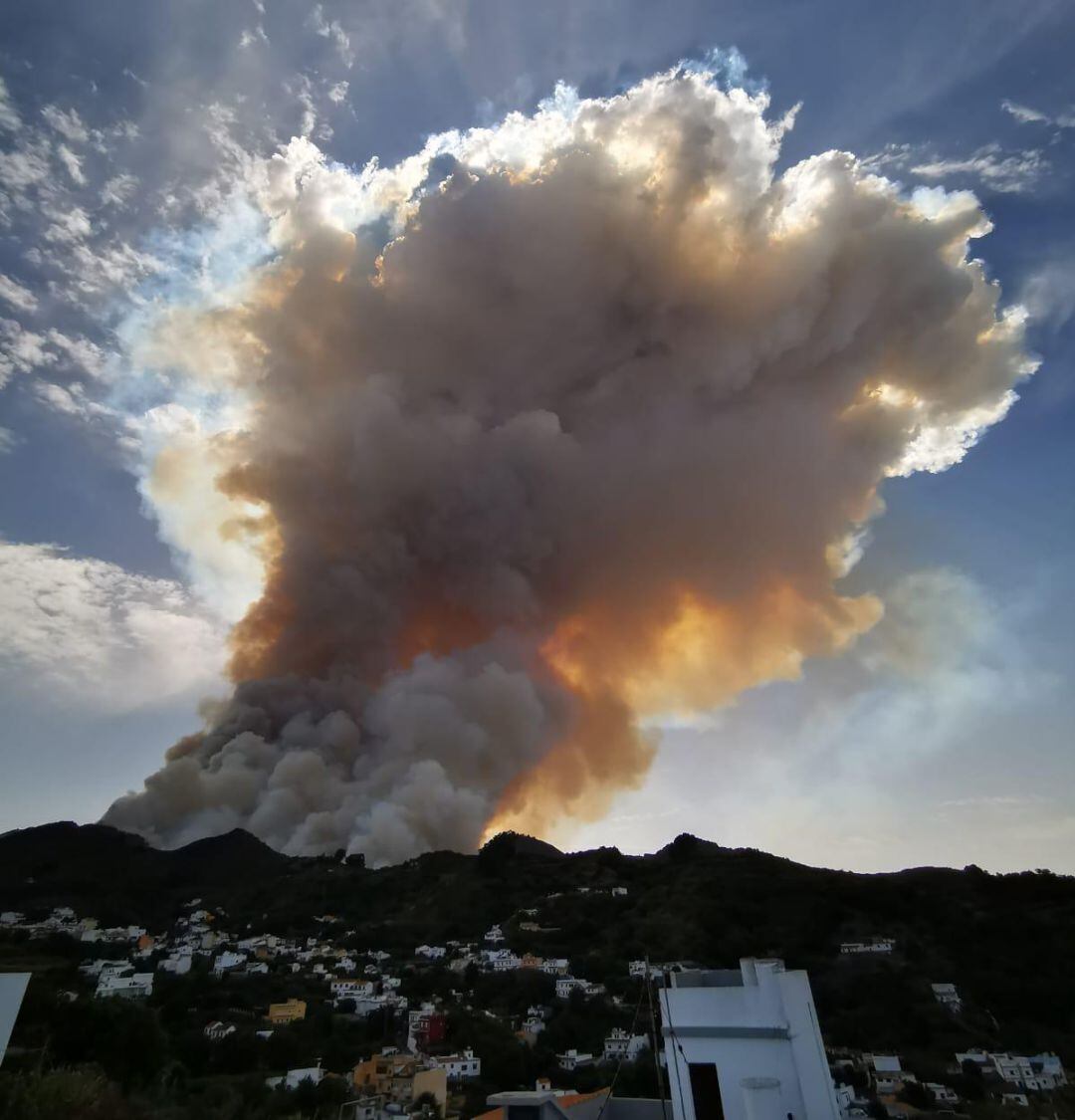 Incendio en Gran Canaria.