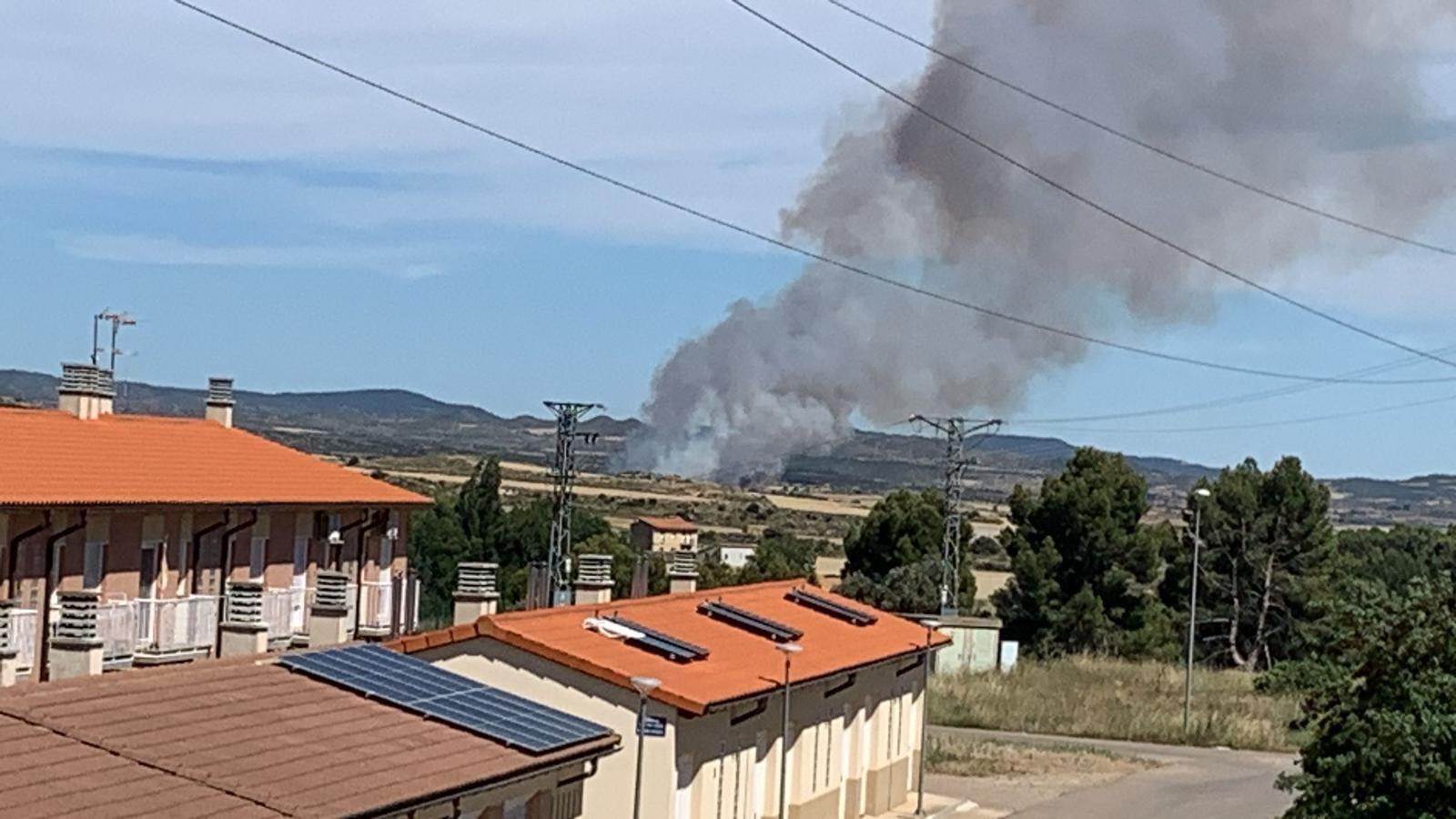 Incendio en Biota