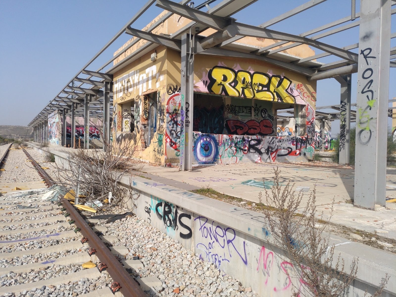 La estación de Cercanías de San Martín de la Vega, abandonada desde 2012