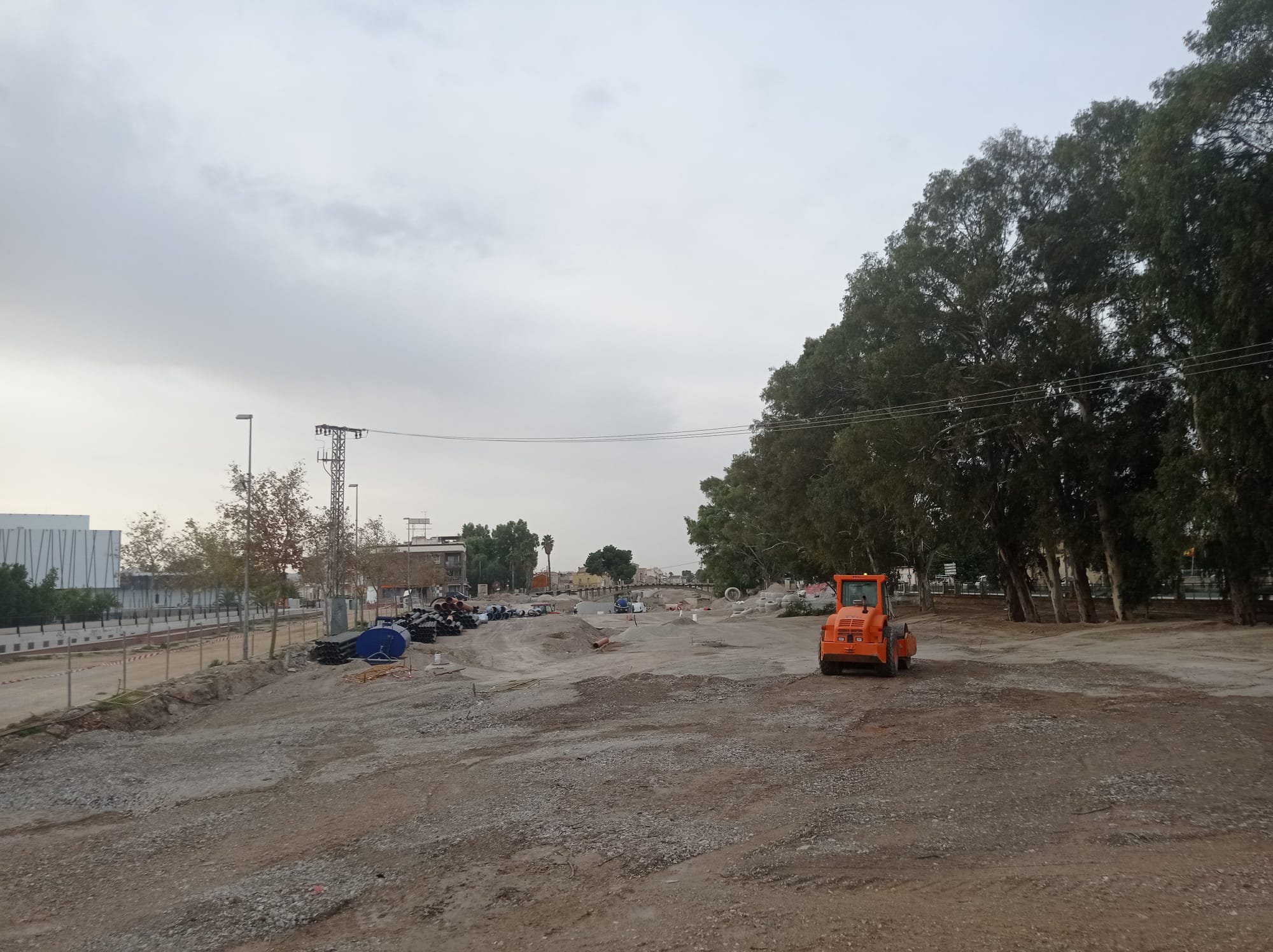 Obras de la ronda Central de Lorca