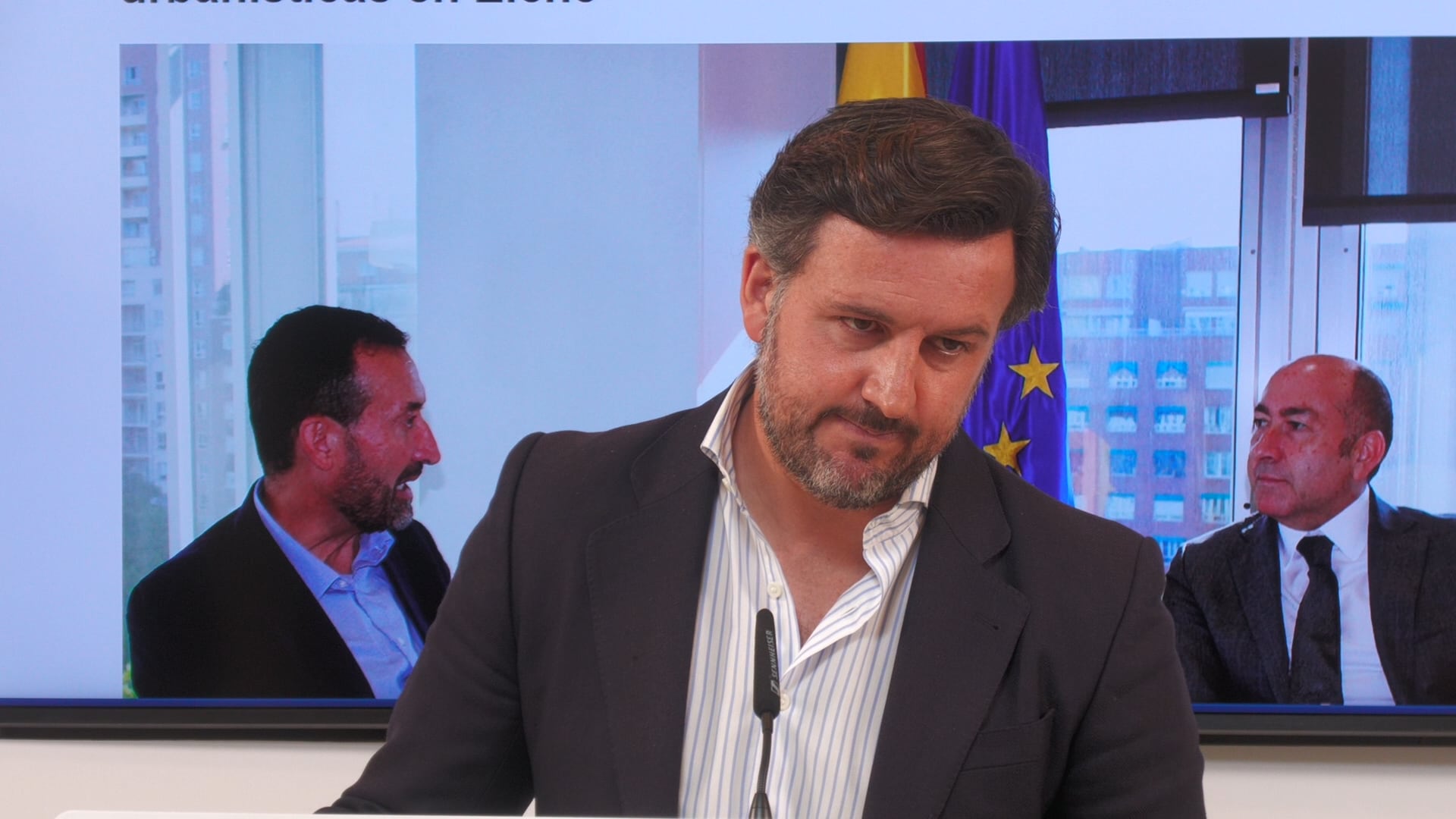 Pablo Ruz con Carlos González y Alejandro Soler