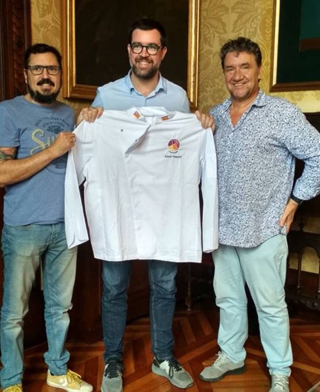 José Cortés, Antoni Noguera y Koldo Royo