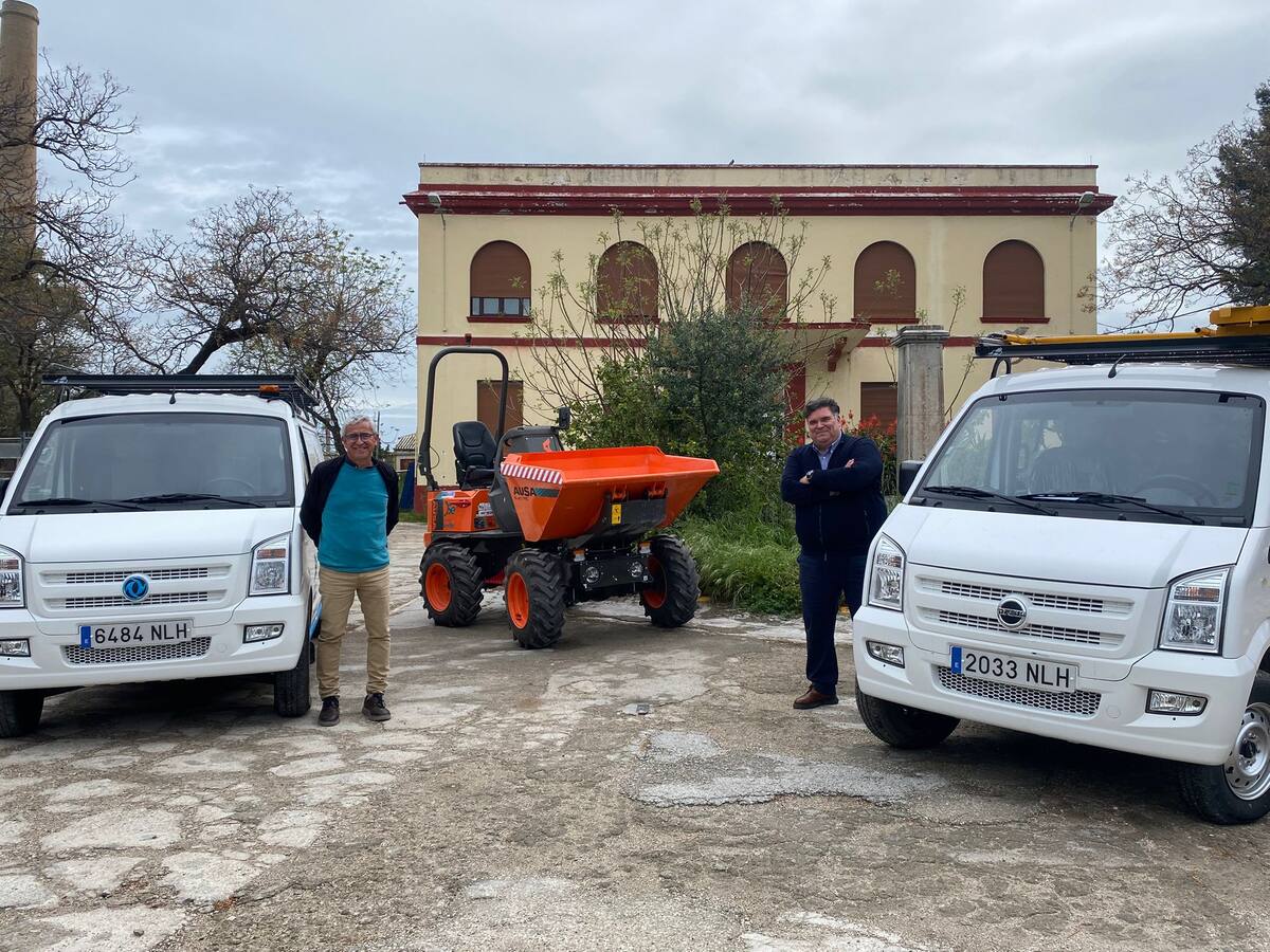 Morón incorpora tres vehículos eléctricos para mantenimiento urbano