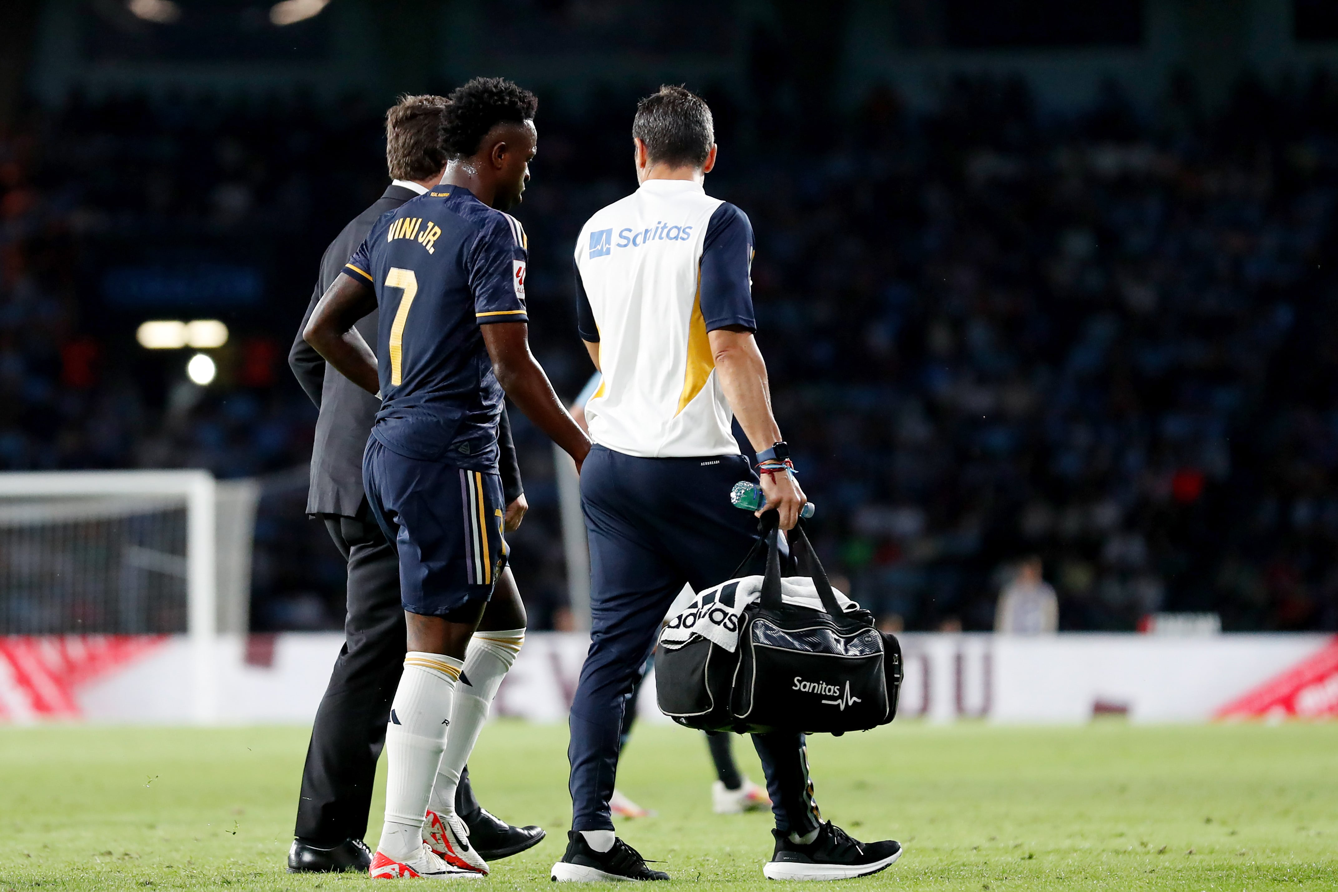 Vinicius Junior es uno de los jugadores lesionados del Real Madrid