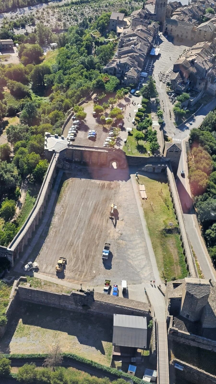 Recinto amurallado. Foto Escuela de vuelo Girolibre