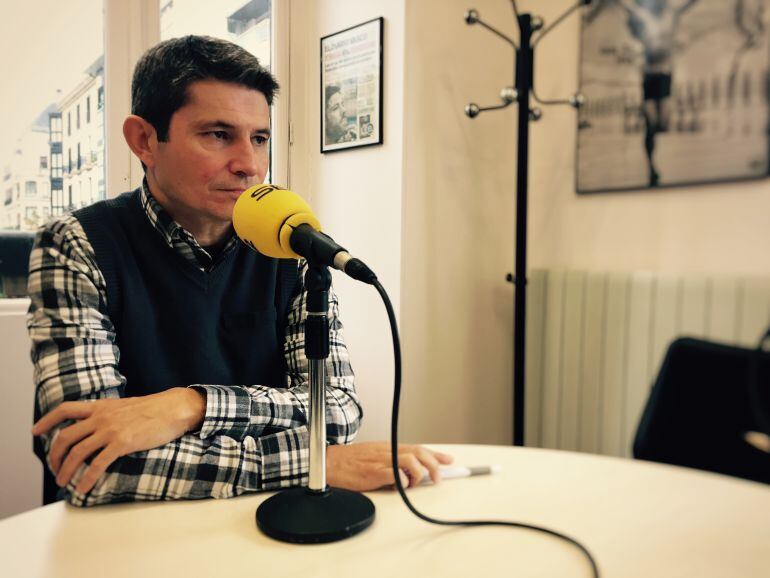 El concejal de Urbanismo, Enrique Ramos, durante la entrevista realizada en Hoy por Hoy San Sebastián.