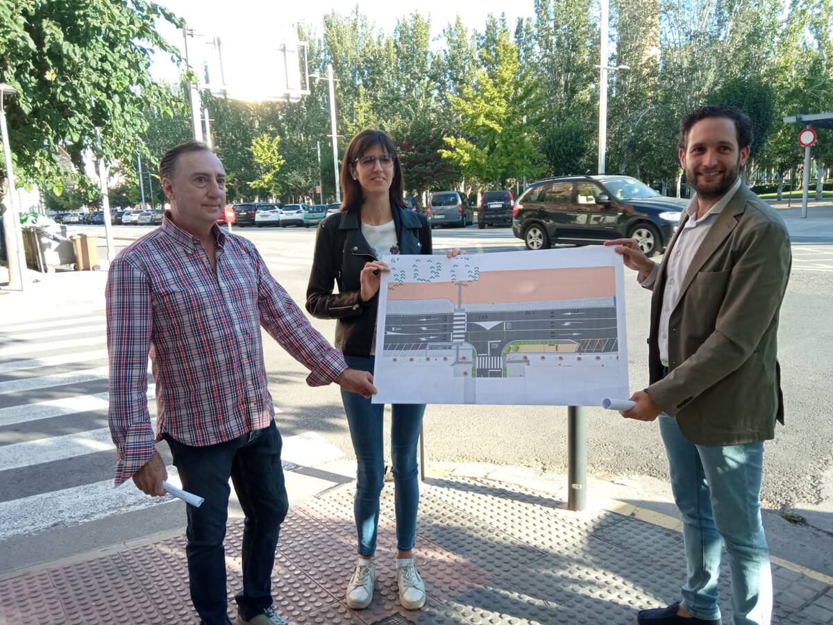 Reordenación de accesos al Paseo San Juan Bosco y calle Azucarera de Monzón