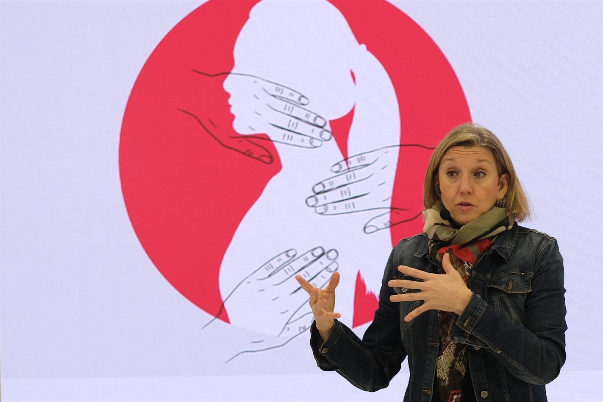 Isabel Blanco, durante su intervención en el foro