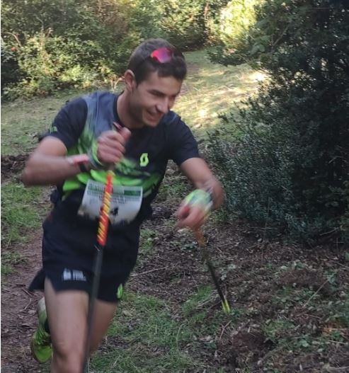 Antonio Alcalde durante la competición