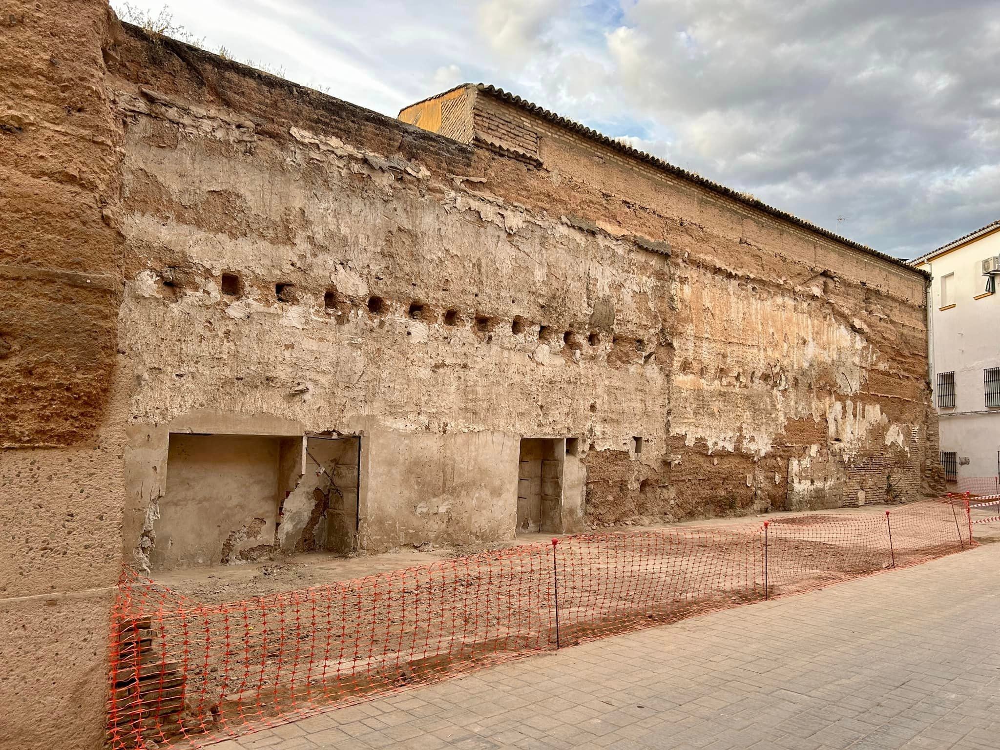 Muralla de la calle Luis Vives de Andújar