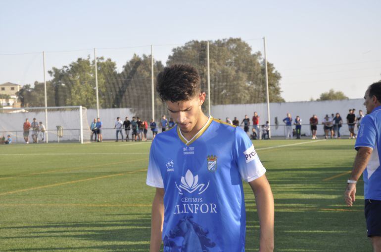 Javi Gómez, jugador del Xerez CD