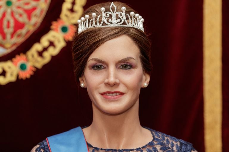 Figura de la nueva reina Letizia en el Museo de Cera.