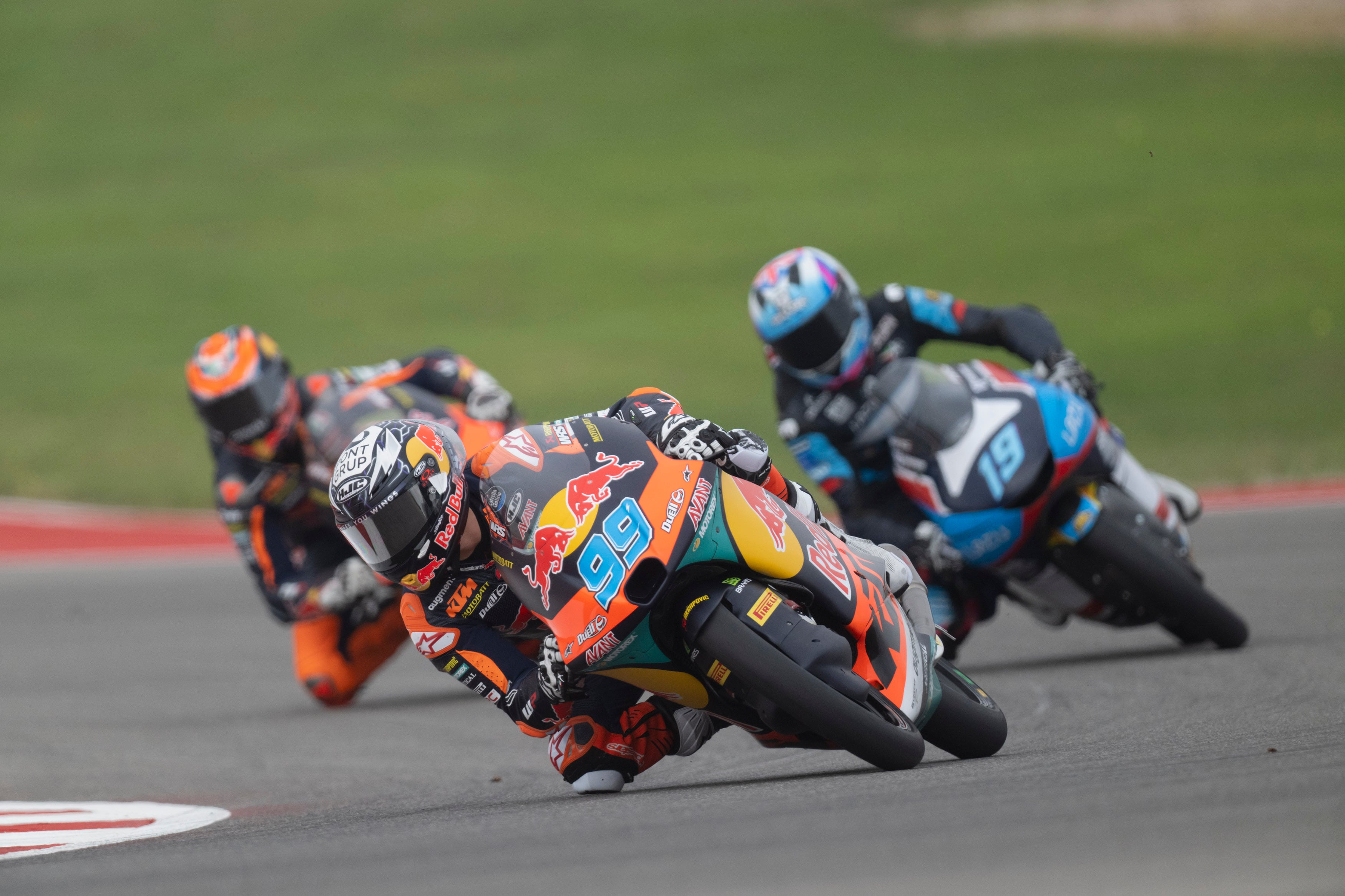 José Antonio Rueda durante la clasificación de Moto3 en el circuito de Las Américas