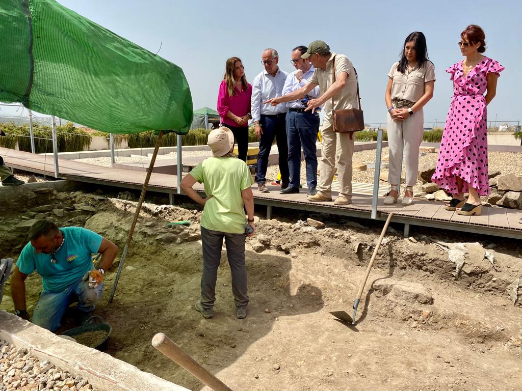 Trabajos de excavación en Cástulo, durante este verano 2023.
