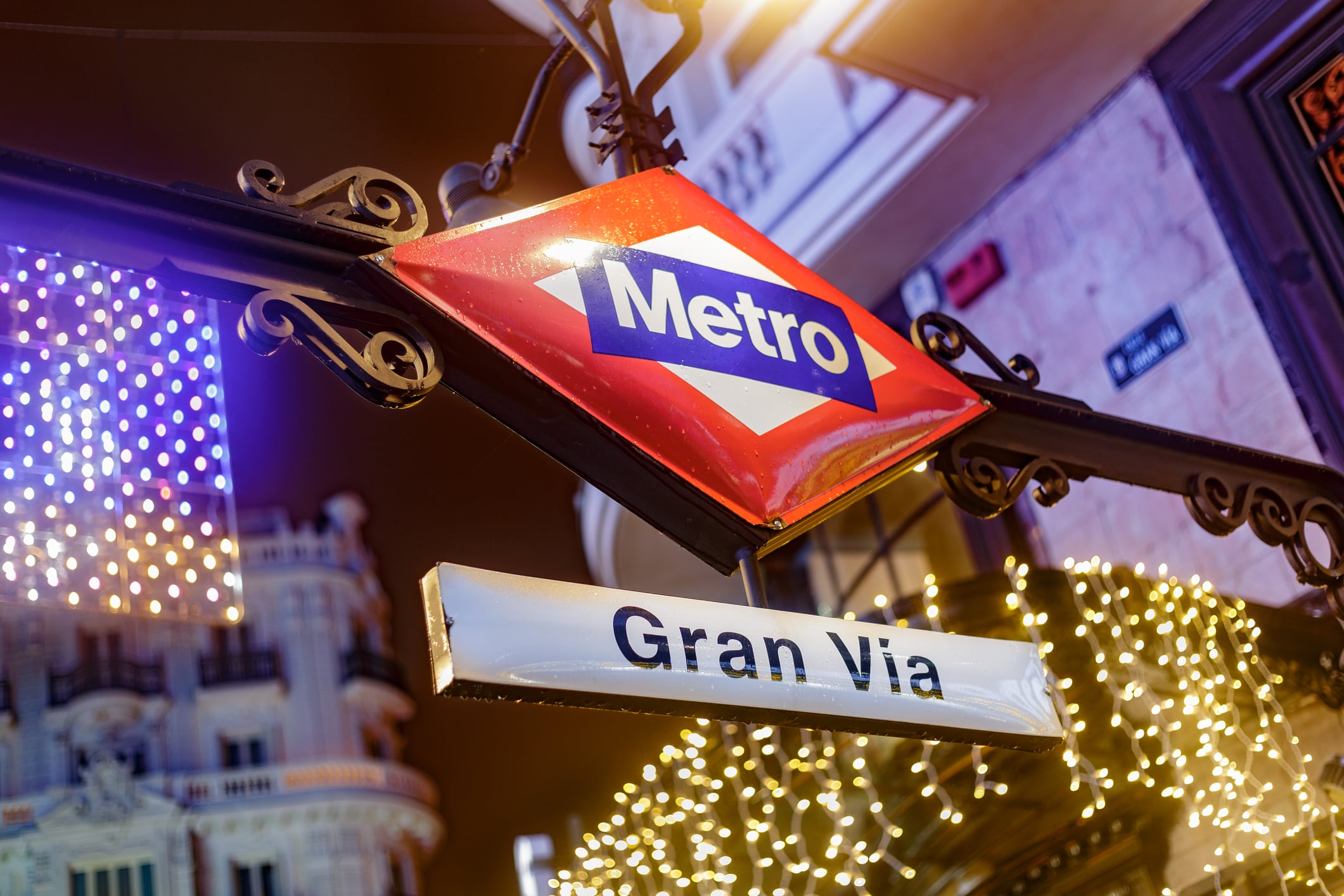 La estación de Metro de Gran Vía.