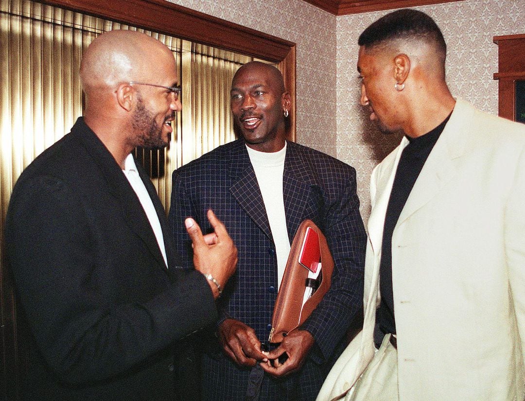 Michael Jordan, Scottie Pippen y Ron Harper