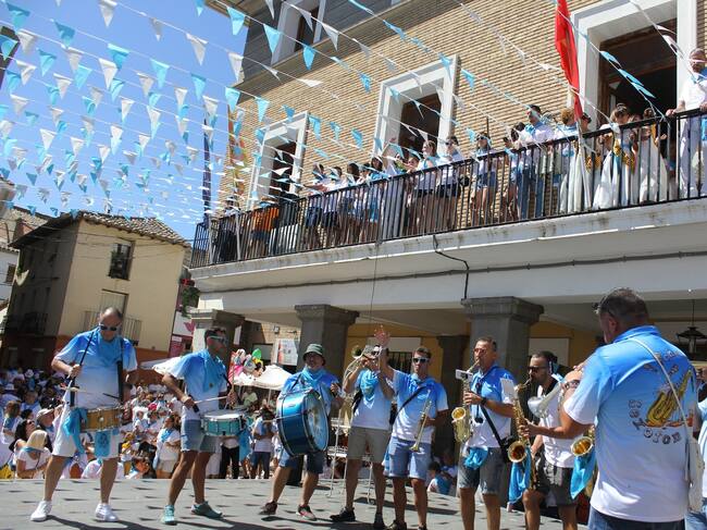 Ambiente festivo en Sariñena