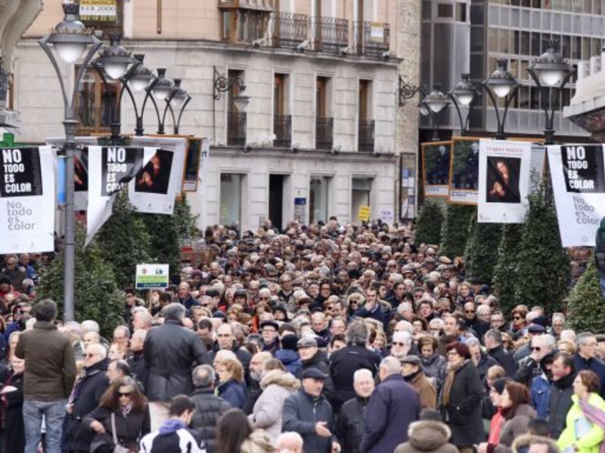 Primera manifestación convocada por los sindicatos sobre pensiones