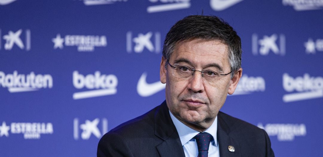 Josep María Bartomeu, durante un acto oficial