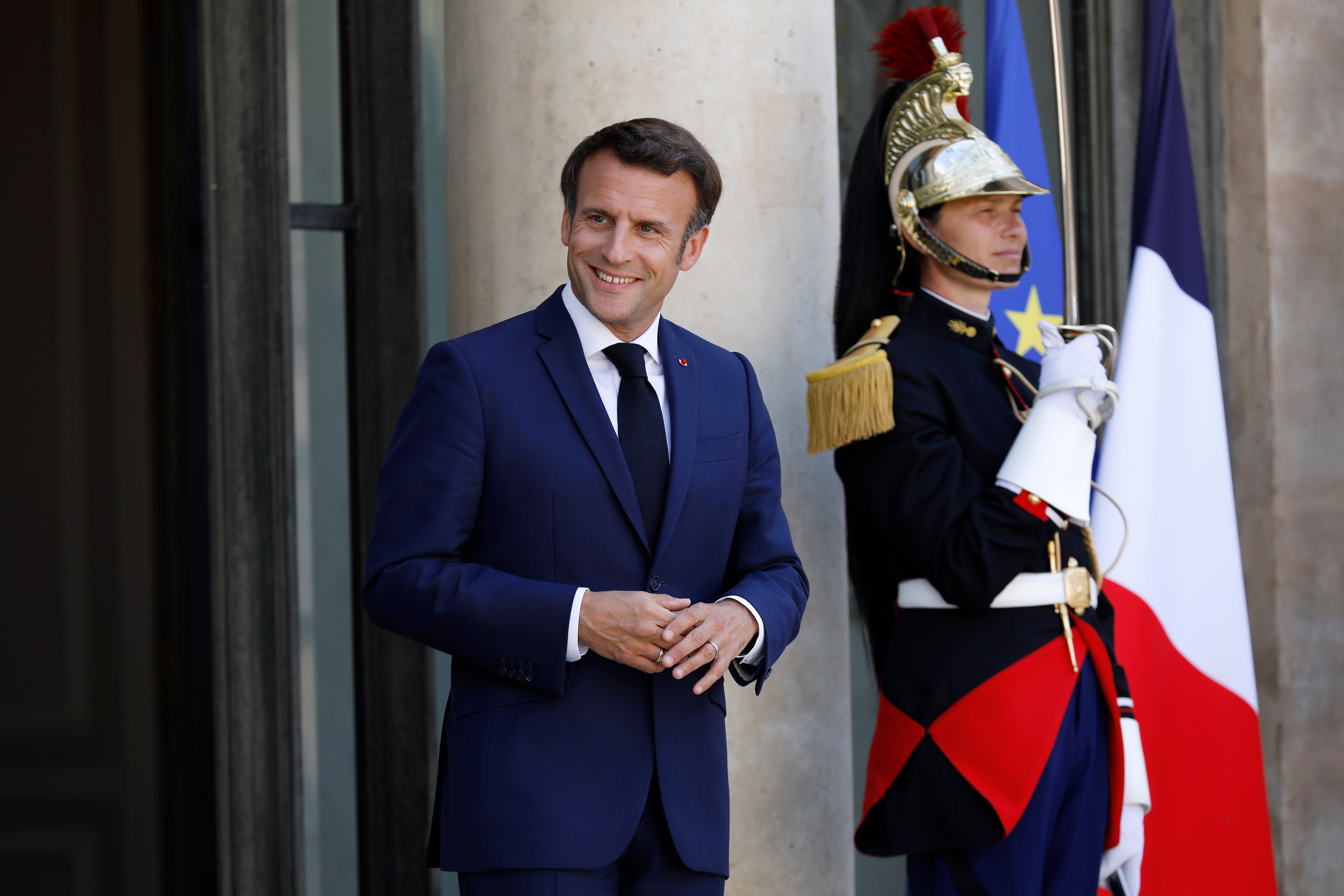 El presidente de Francia, Emmanuel Macron