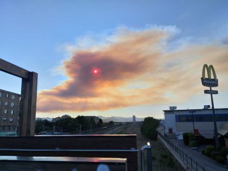 Desde el puente del ferrocarril 