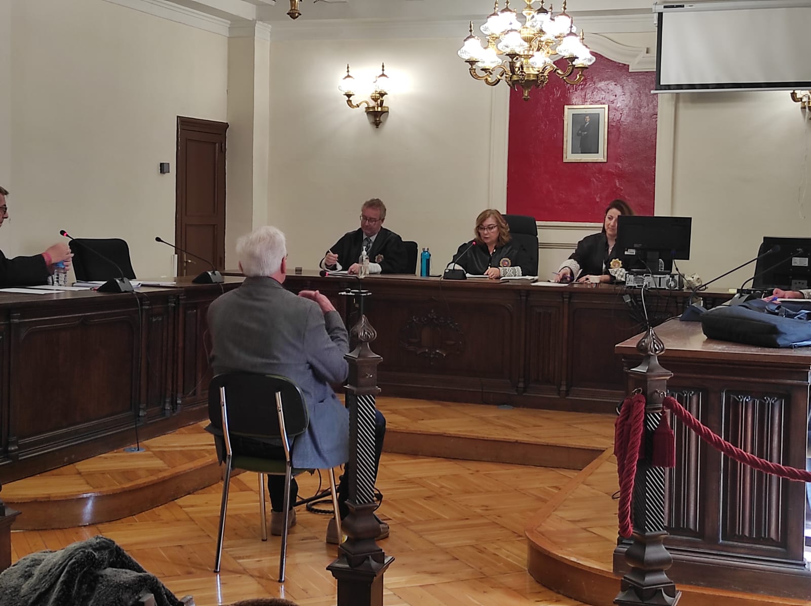Un momento del juicio en la Audiencia Provincial