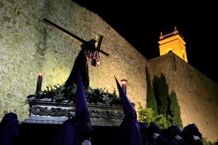 Procesión en la Semana Santa Calpina. Archivo