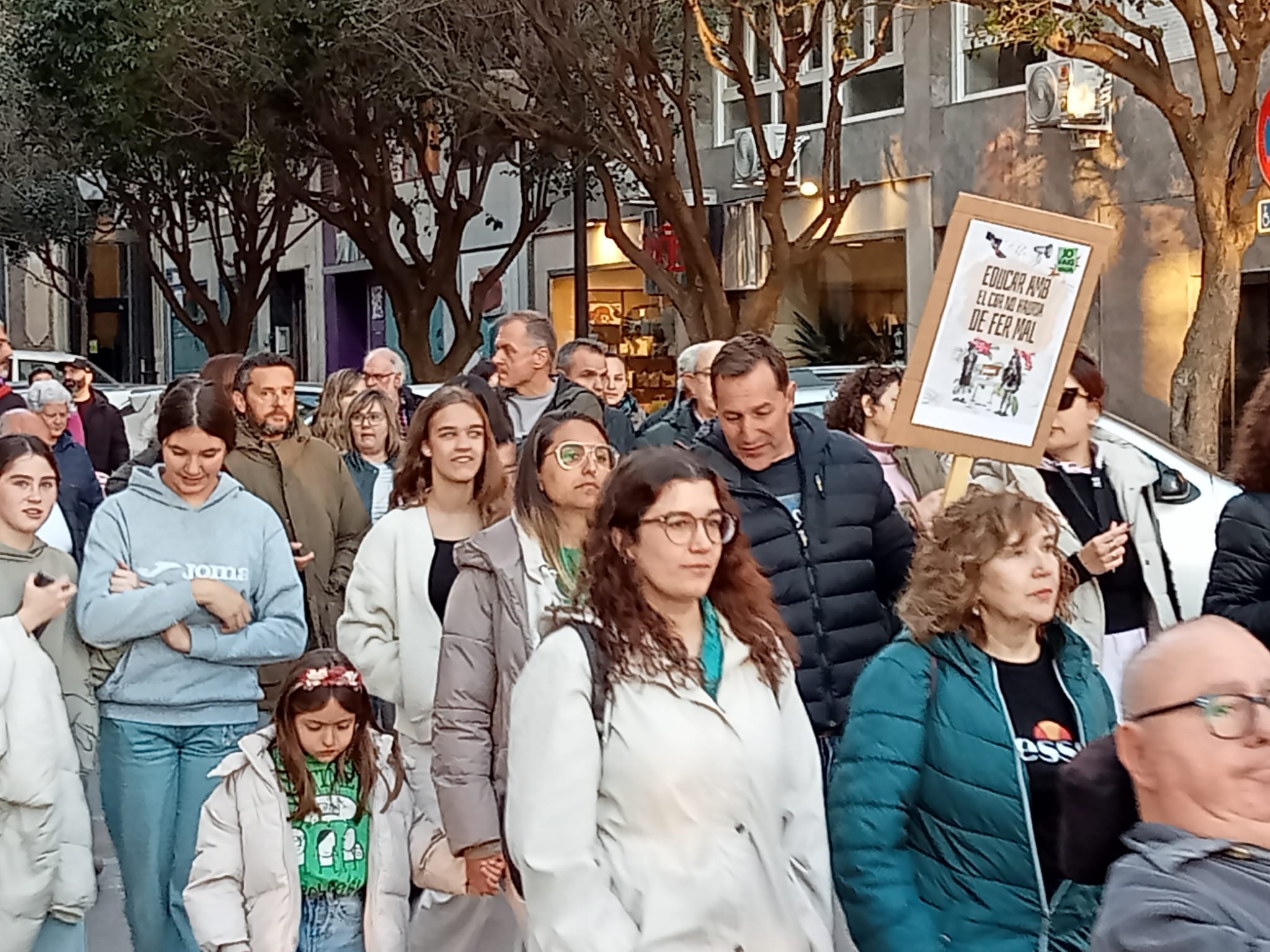 Manifestación en Villena