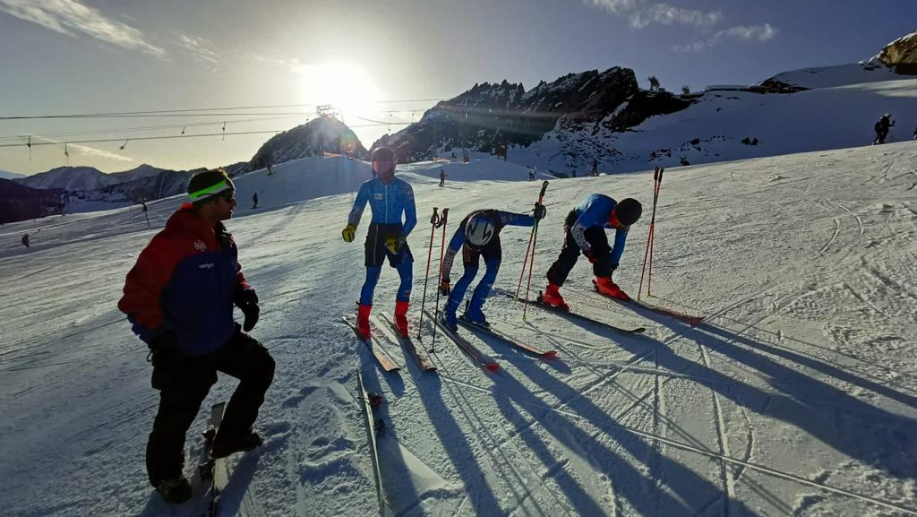 Corredores del CETDI entrenando en Austria