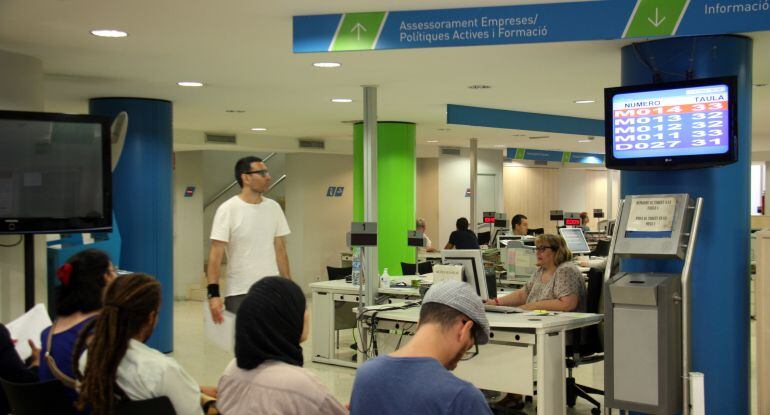 Una seu del servei català d&#039;ocupació.