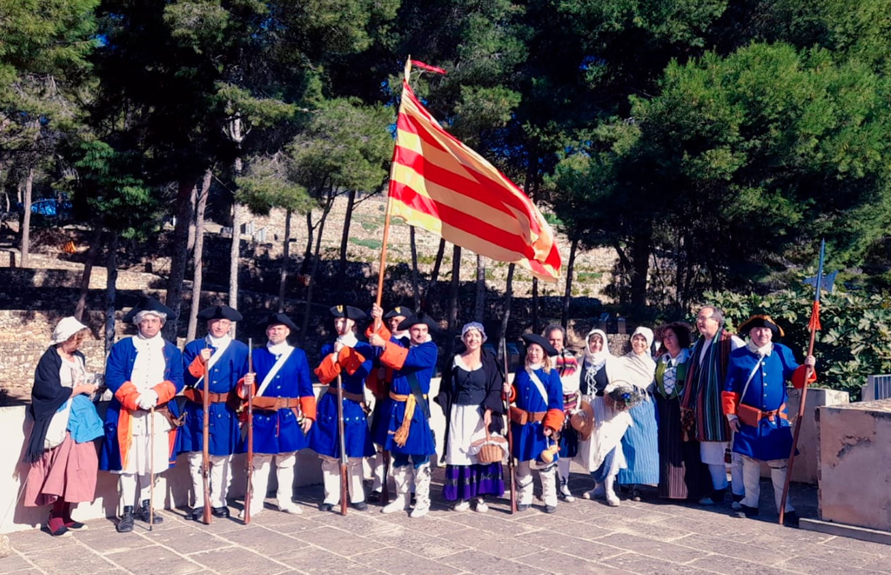 Imatge d&#039;un acte anterior dels Miquelets del Regne de València. Foto: Patricia Minyana