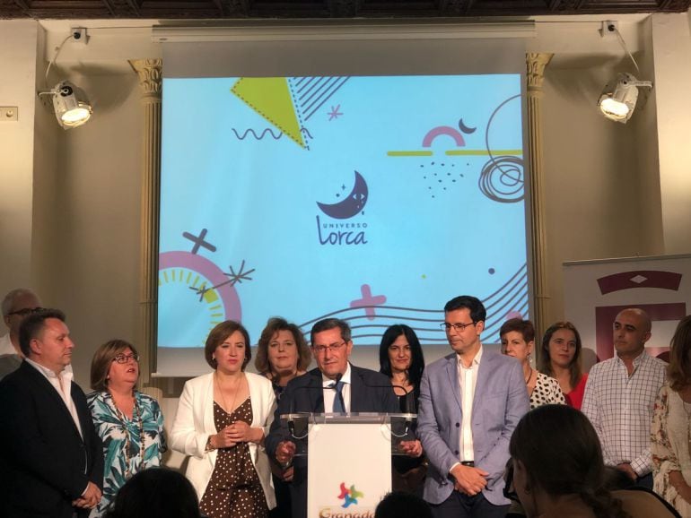 Momento de la presentación de Universo Lorca