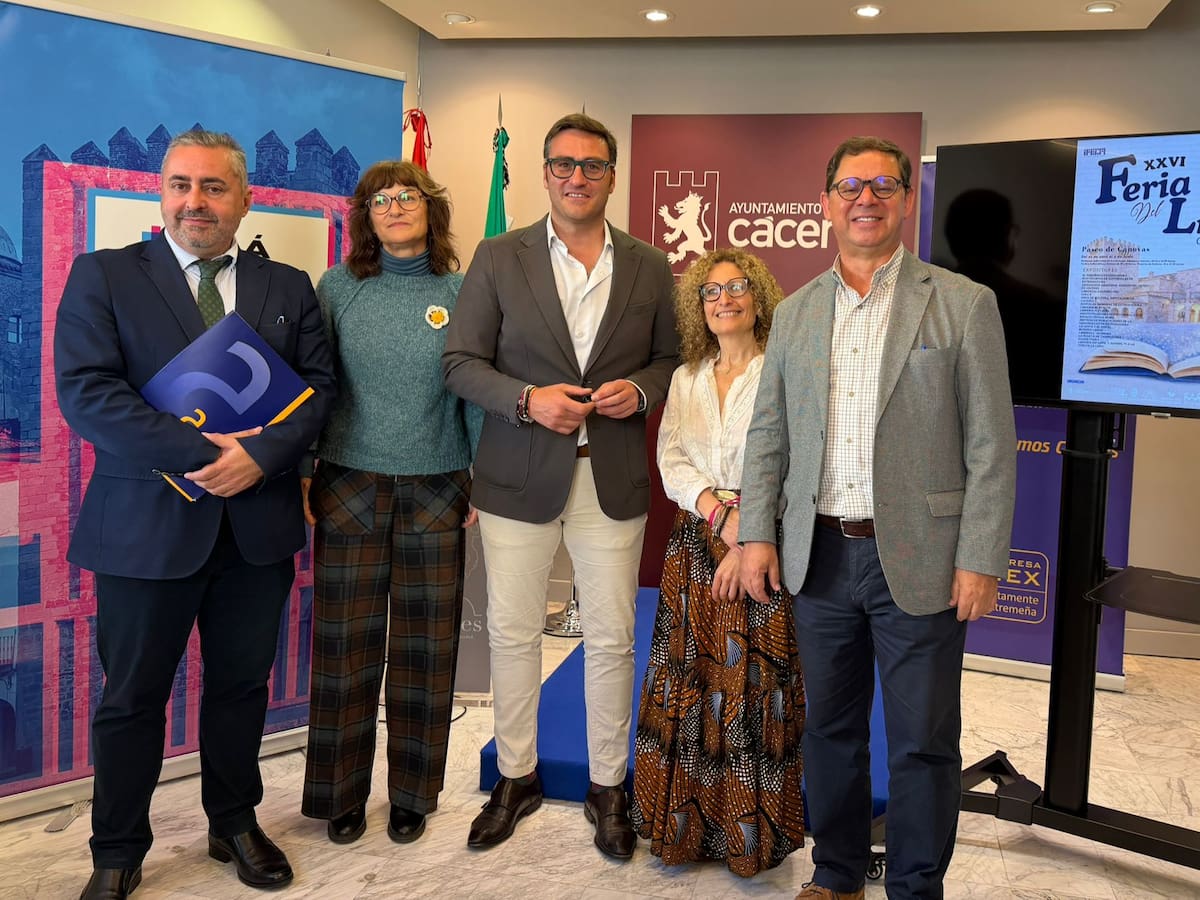 Cáceres reunirá a grandes autores en la XXVI Feria del Libro con un programa reforzado y más participación editorial