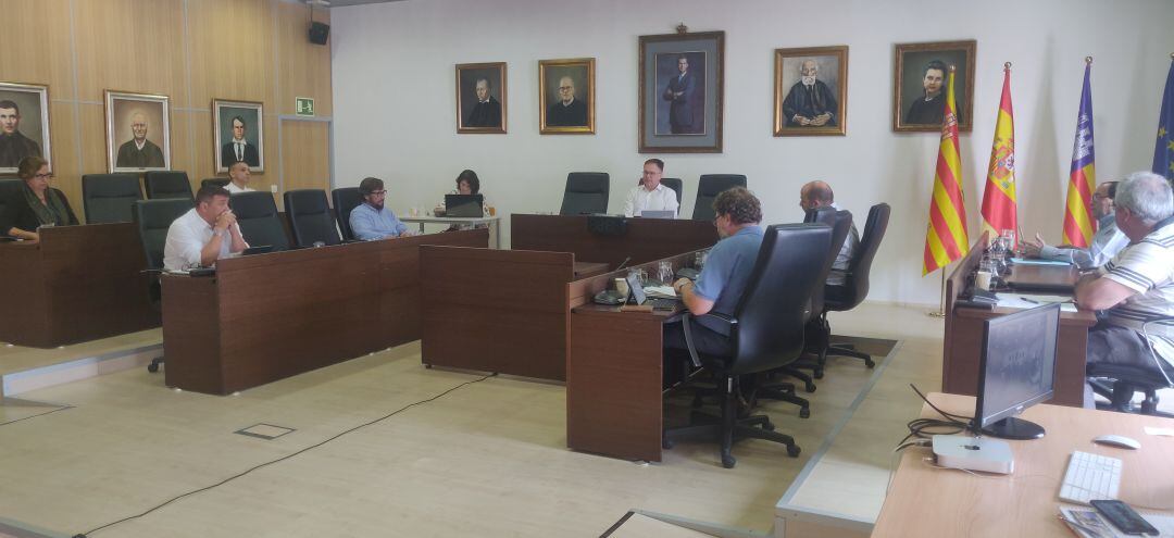 Pleno celebrado en el Ayuntamiento de Sant Josep