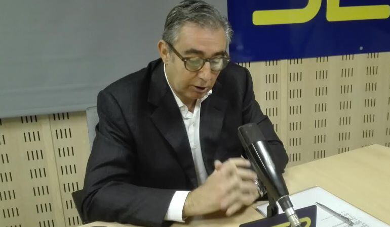 El exsocio del Instituto Nóos Diego Torres, en los estudios de Radio Mallorca.