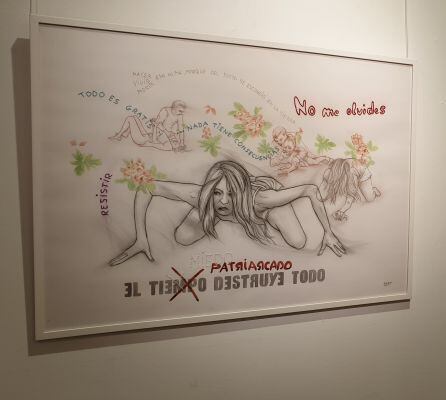 "El miedo destruye todo", obra de Mercedes Prieto