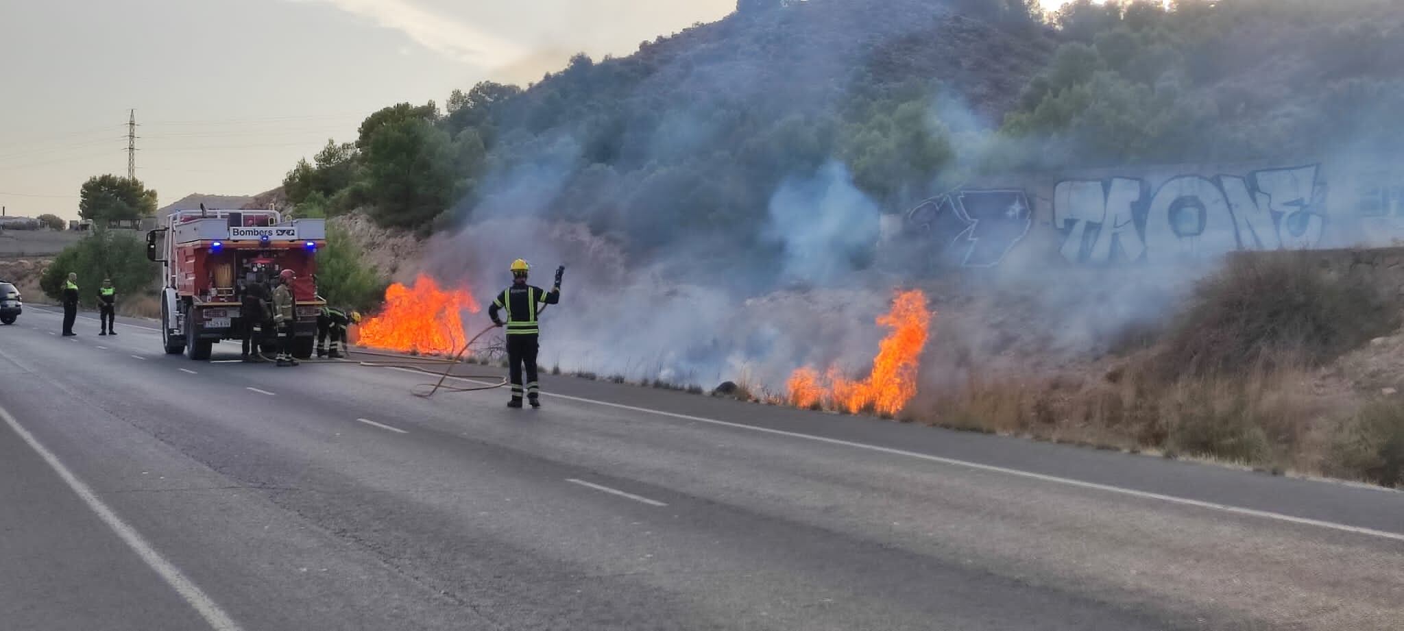 Incendio en Elda