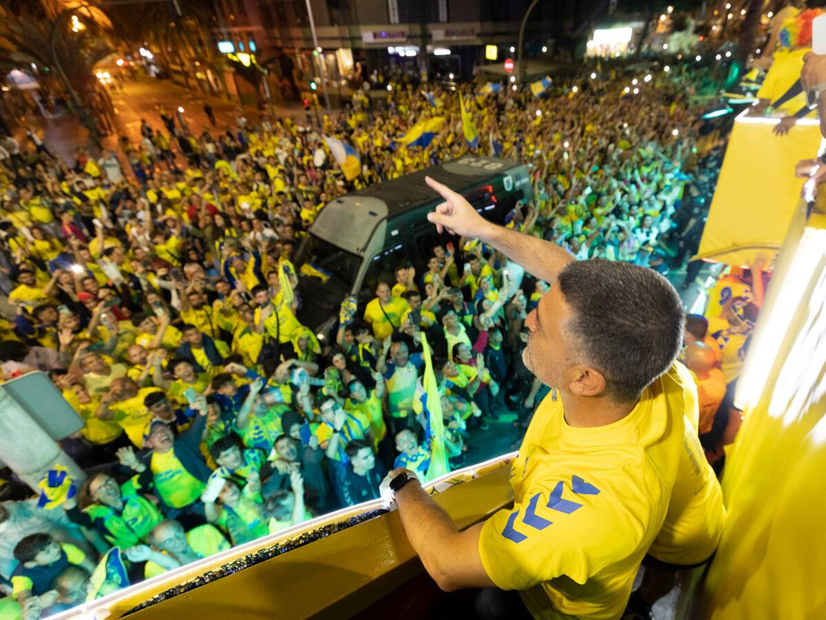 García Pimienta será el técnico de Las Palmas en Primera División tras conseguir el ascenso en su segunda temporada