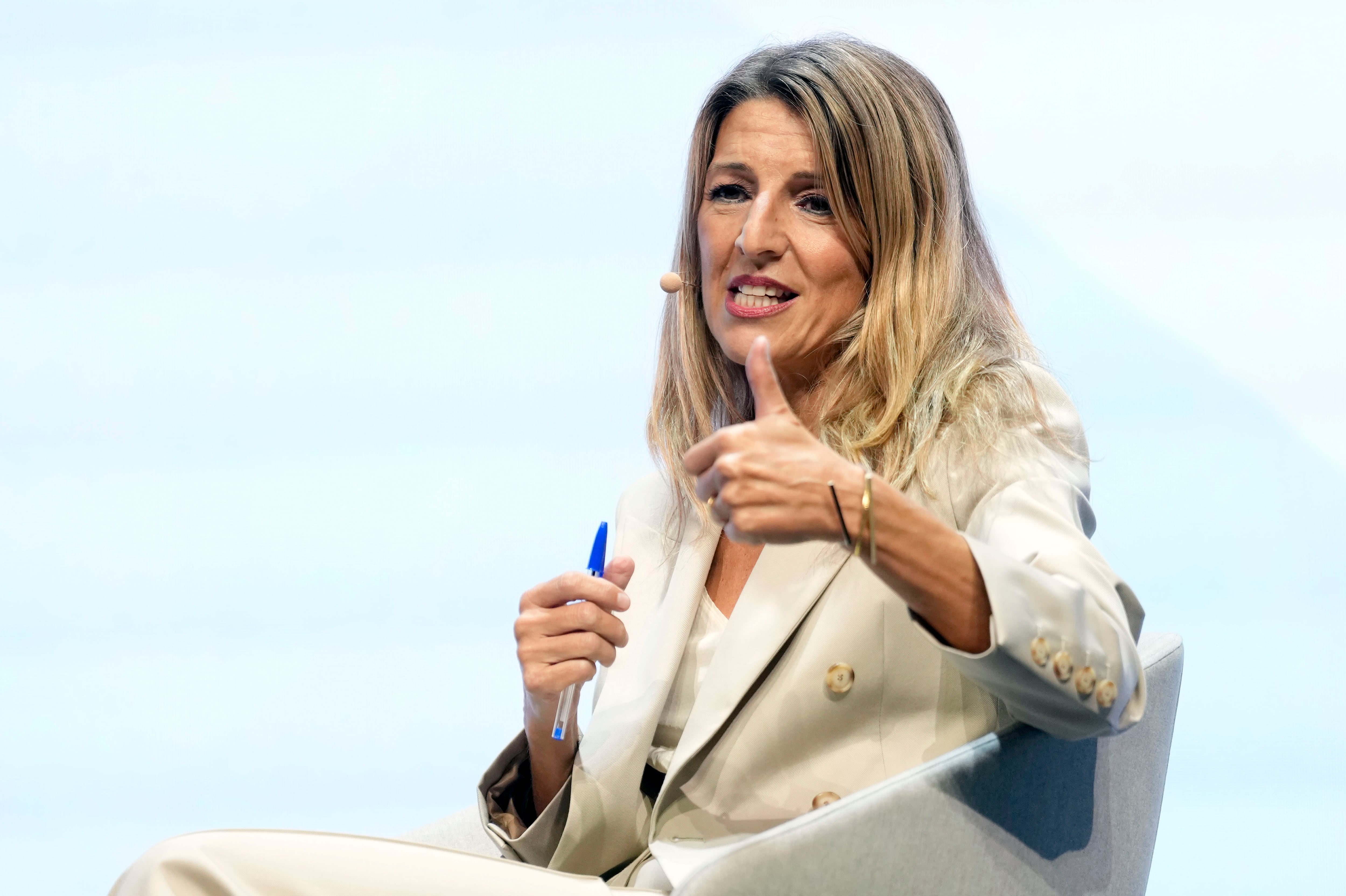 Yolanda Díaz: "Europa ha decidido no regular el uso de la IA y esto tiene riesgos"