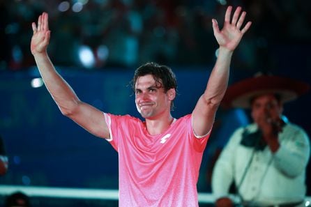 Ferrer durante su última aparición en el torneo de Acapulco.