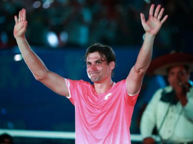 Ferrer durante su última aparición en el torneo de Acapulco.