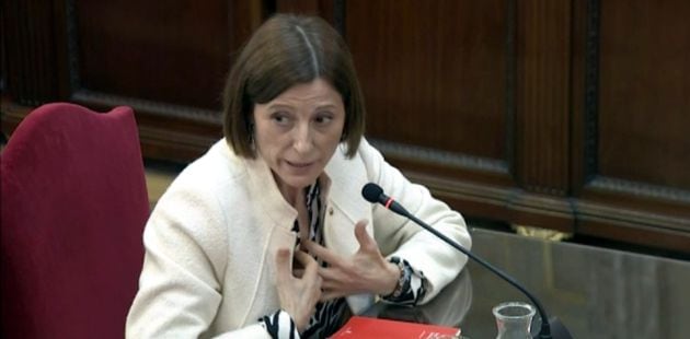 Forcadell en su declaración ante el Supremo