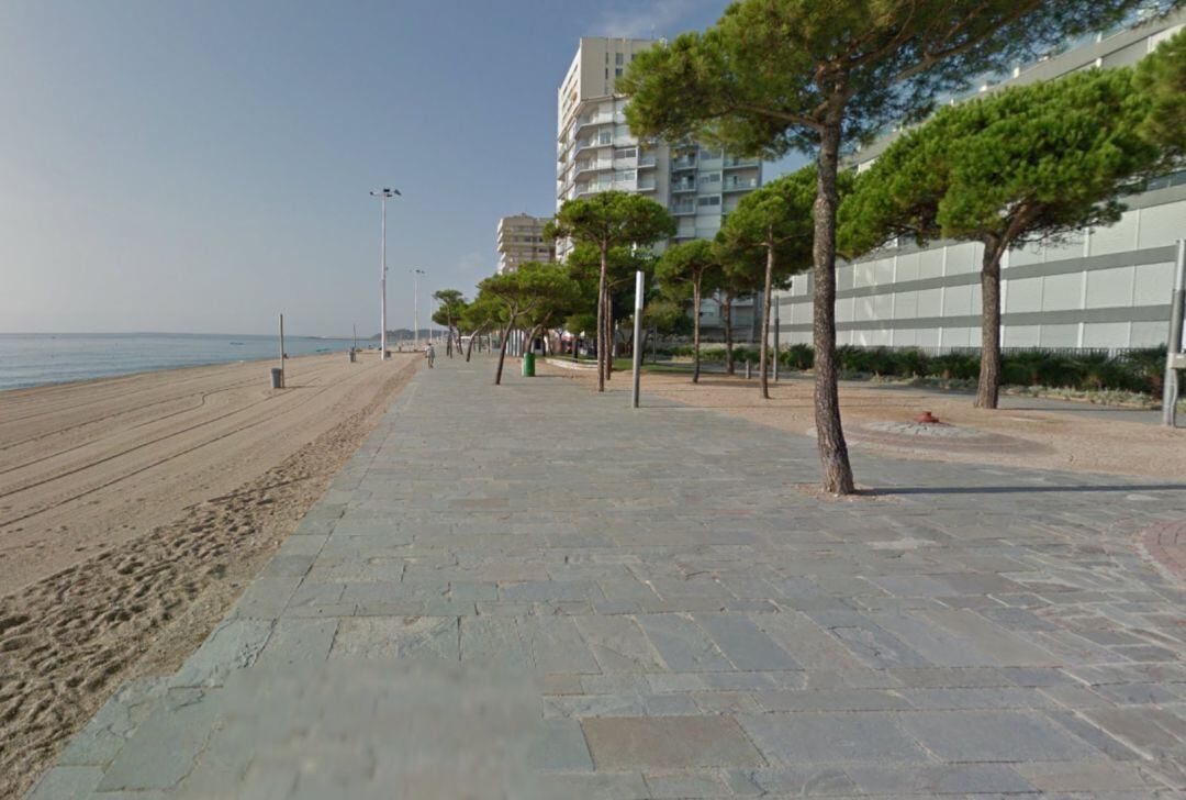 Imagen de la playa de Platja d’Aro (Girona)