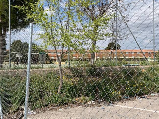 Foto desde el aparcamiento del Hospital. Al fondo Colegio Diocesano