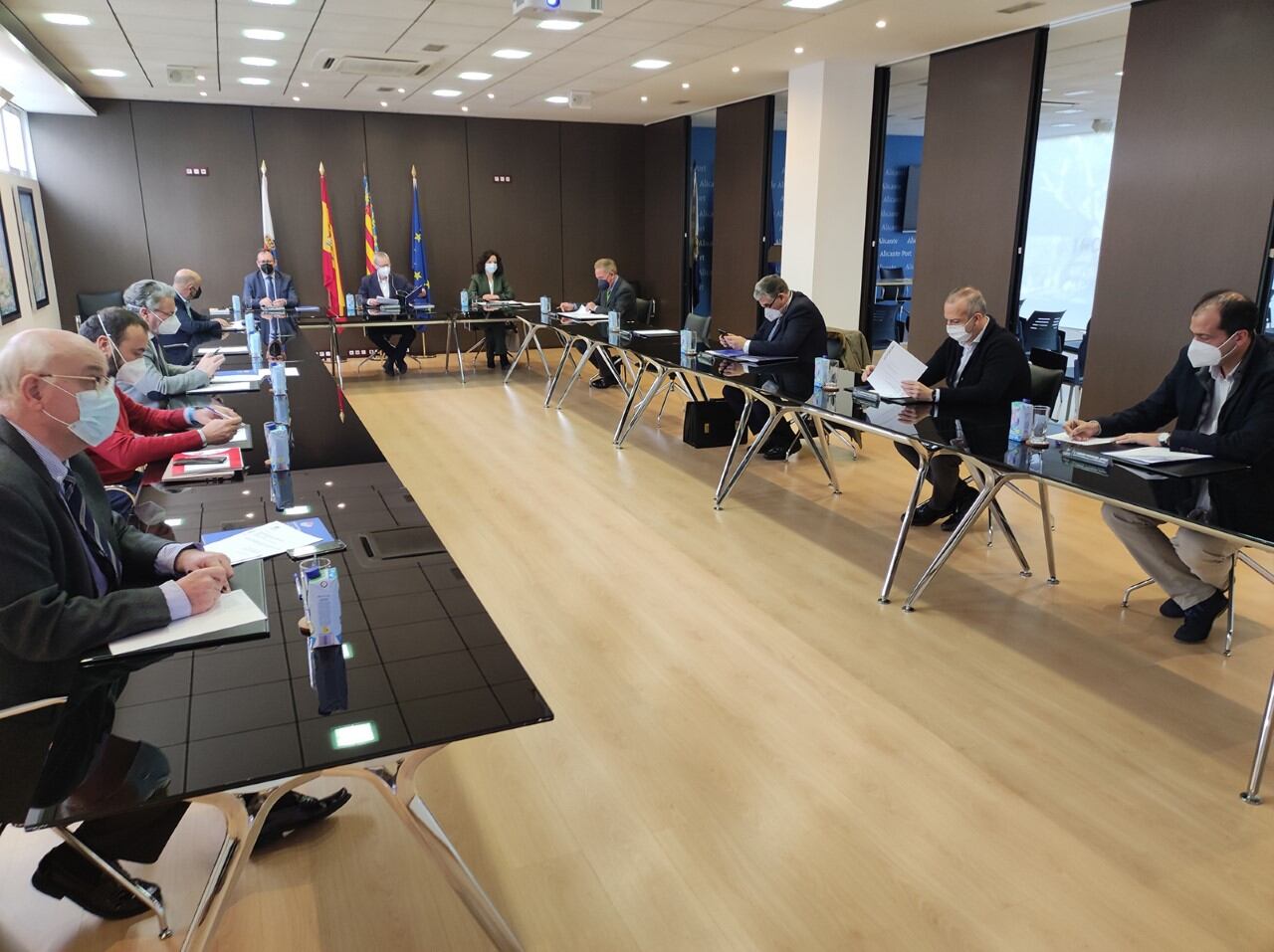 Reunión del Consejo de Administración del Puerto de Alicante