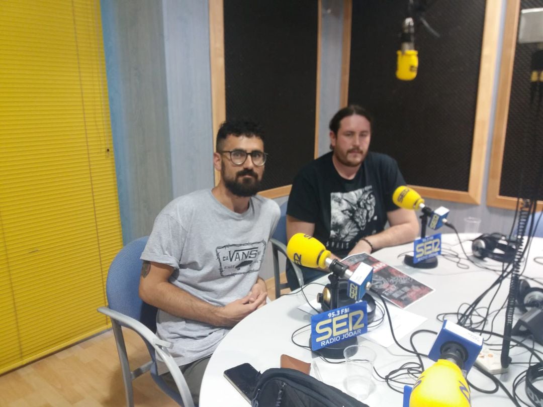 José Manuel López, a la izquierda, y Fran García en nuestros estudios