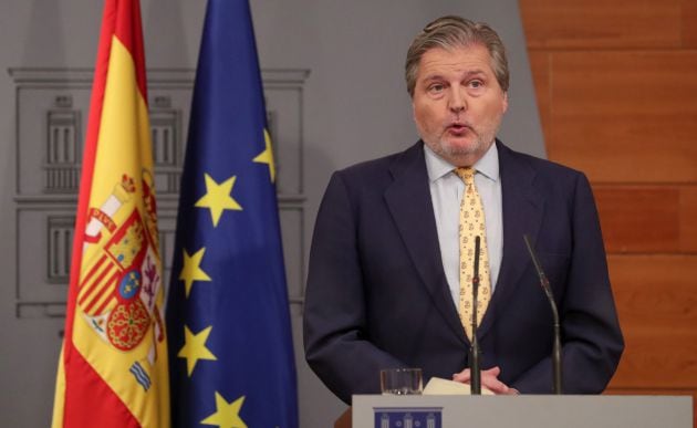 El ministro portavoz del Gobierno Íñigo Méndez de Vigo.
